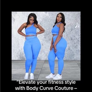 Blue Leggings Set